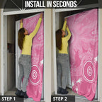 Australia Breast Cancer Awareness Door Cover Pink Ribbon Manta Ray Aboriginal Art - Aussie Hoodie