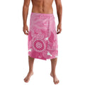Australia Breast Cancer Awareness Lavalava Pink Ribbon Manta Ray Aboriginal Art - Aussie Hoodie