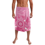 Australia Breast Cancer Awareness Lavalava Pink Ribbon Manta Ray Aboriginal Art - Aussie Hoodie