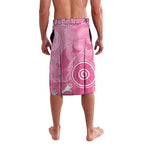 Australia Breast Cancer Awareness Lavalava Pink Ribbon Manta Ray Aboriginal Art - Aussie Hoodie