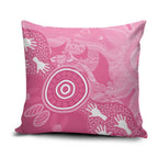 Australia Breast Cancer Awareness Pillow Cover Pink Ribbon Manta Ray Aboriginal Art - Aussie Hoodie