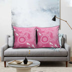Australia Breast Cancer Awareness Pillow Cover Pink Ribbon Manta Ray Aboriginal Art - Aussie Hoodie