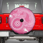 Australia Breast Cancer Awareness Spare Tire Cover Pink Ribbon Manta Ray Aboriginal Art - Aussie Hoodie