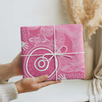 Australia Breast Cancer Awareness Wrapping Paper Pink Ribbon Manta Ray Aboriginal Art - Aussie Hoodie