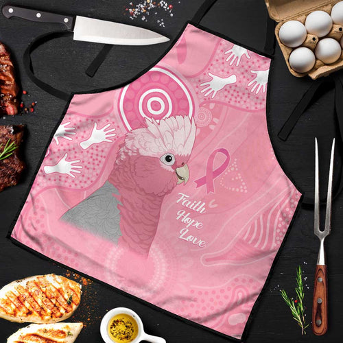 Australia Breast Cancer Awareness Apron Galah Faith Hope Love Pink Month - Aussie Hoodie