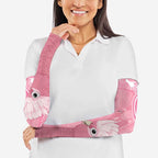 Australia Breast Cancer Awareness Arm Sleeves Galah Faith Hope Love Pink Month - Aussie Hoodie