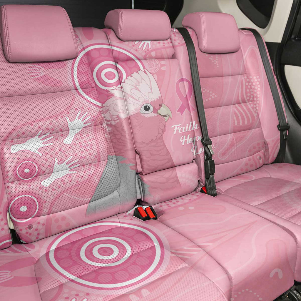 Australia Breast Cancer Awareness Back Car Seat Cover Galah Faith Hope Love Pink Month - Aussie Hoodie
