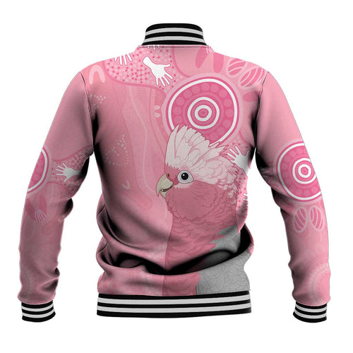 Australia Breast Cancer Awareness Baseball Jacket Galah Faith Hope Love Pink Month - Aussie Hoodie