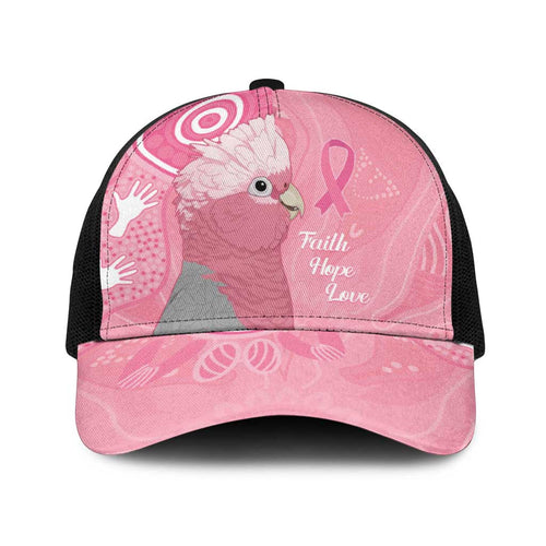 Australia Breast Cancer Awareness Baseball Net Cap Galah Faith Hope Love Pink Month - Aussie Hoodie