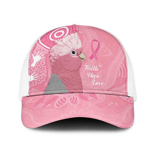 Australia Breast Cancer Awareness Baseball Net Cap Galah Faith Hope Love Pink Month - Aussie Hoodie