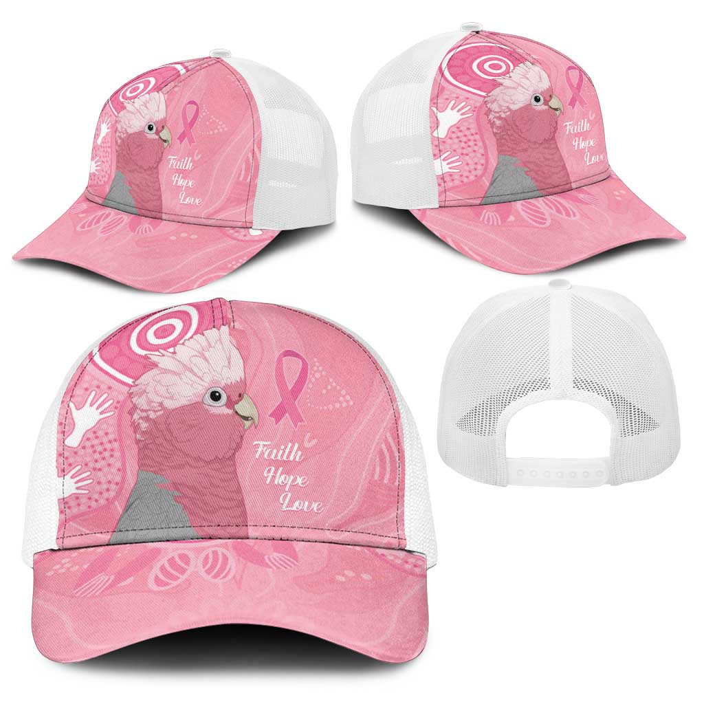 Australia Breast Cancer Awareness Baseball Net Cap Galah Faith Hope Love Pink Month - Aussie Hoodie