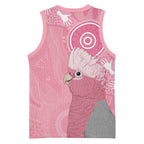 Australia Breast Cancer Awareness Basketball Jersey Galah Faith Hope Love Pink Month - Aussie Hoodie