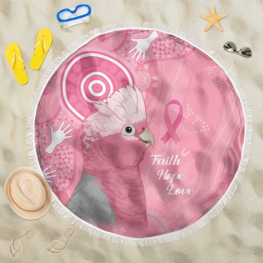 Australia Breast Cancer Awareness Beach Blanket Galah Faith Hope Love Pink Month - Aussie Hoodie