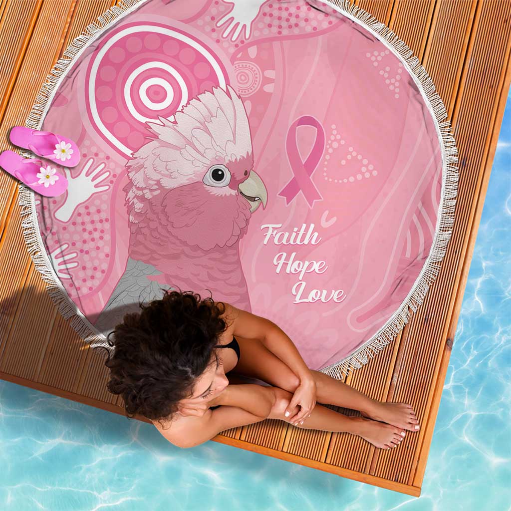 Australia Breast Cancer Awareness Beach Blanket Galah Faith Hope Love Pink Month - Aussie Hoodie
