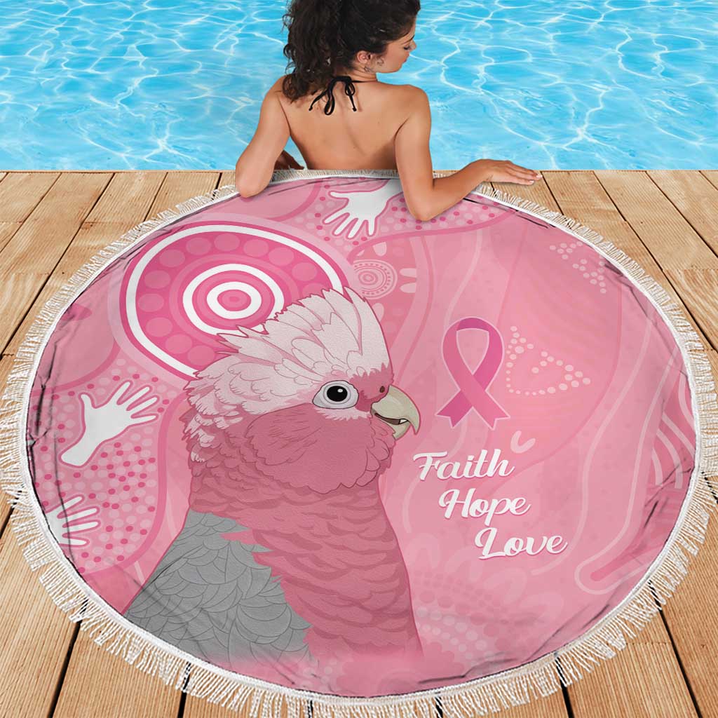 Australia Breast Cancer Awareness Beach Blanket Galah Faith Hope Love Pink Month - Aussie Hoodie