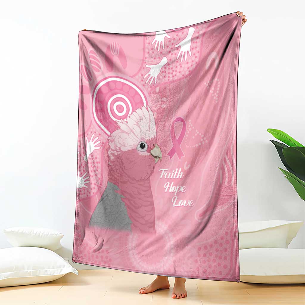Australia Breast Cancer Awareness Blanket Galah Faith Hope Love Pink Month - Aussie Hoodie