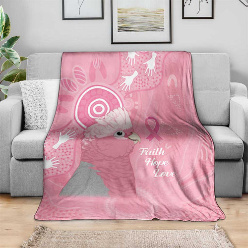 Australia Breast Cancer Awareness Blanket Galah Faith Hope Love Pink Month - Aussie Hoodie