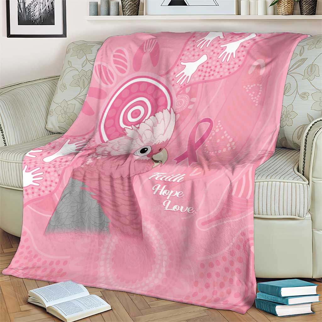 Australia Breast Cancer Awareness Blanket Galah Faith Hope Love Pink Month - Aussie Hoodie