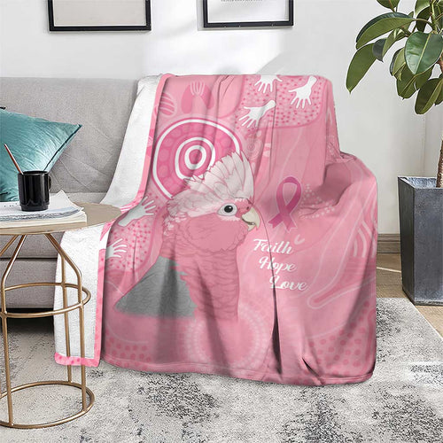 Australia Breast Cancer Awareness Blanket Galah Faith Hope Love Pink Month - Aussie Hoodie