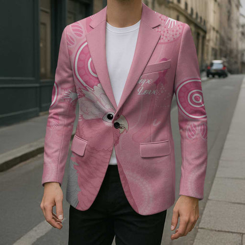 Australia Breast Cancer Awareness Blazer Galah Faith Hope Love Pink Month - Aussie Hoodie