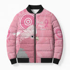 Australia Breast Cancer Awareness Bomber Puffer Jacket Galah Faith Hope Love Pink Month - Aussie Hoodie