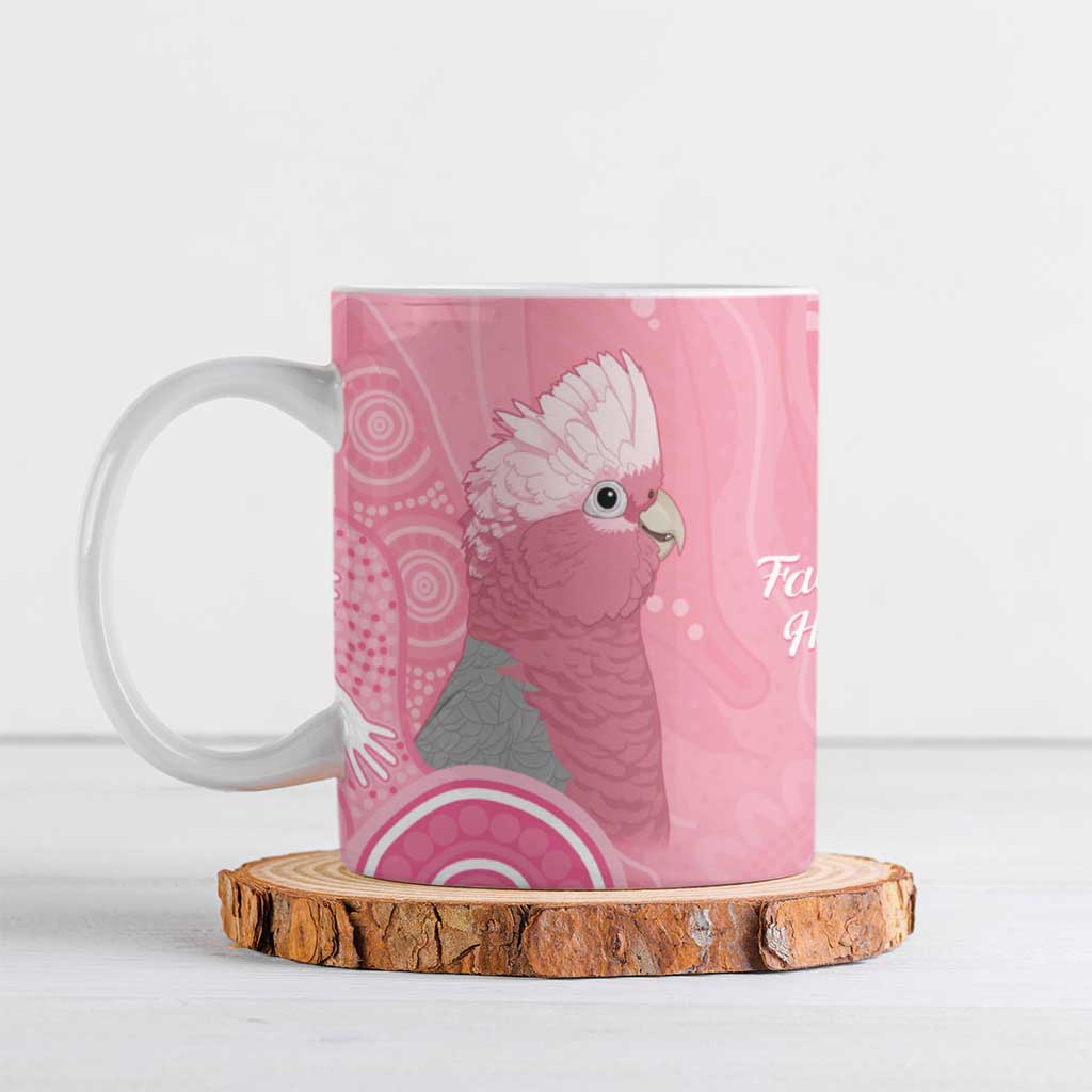 Australia Breast Cancer Awareness Ceramic Mug Galah Faith Hope Love Pink Month - Aussie Hoodie