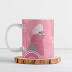 Australia Breast Cancer Awareness Ceramic Mug Galah Faith Hope Love Pink Month - Aussie Hoodie