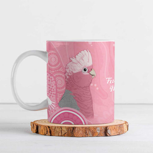 Australia Breast Cancer Awareness Ceramic Mug Galah Faith Hope Love Pink Month - Aussie Hoodie