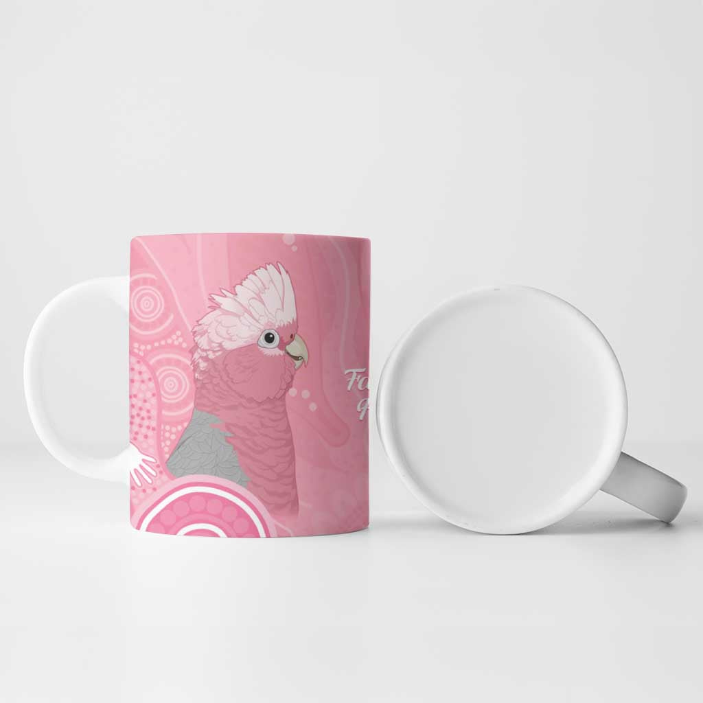 Australia Breast Cancer Awareness Ceramic Mug Galah Faith Hope Love Pink Month - Aussie Hoodie