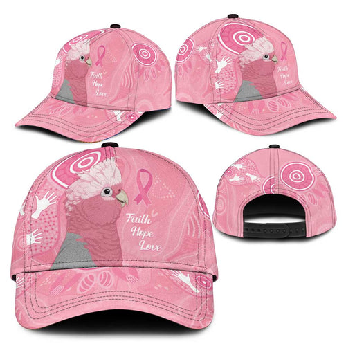 Australia Breast Cancer Awareness Classic Cap Galah Faith Hope Love Pink Month - Aussie Hoodie