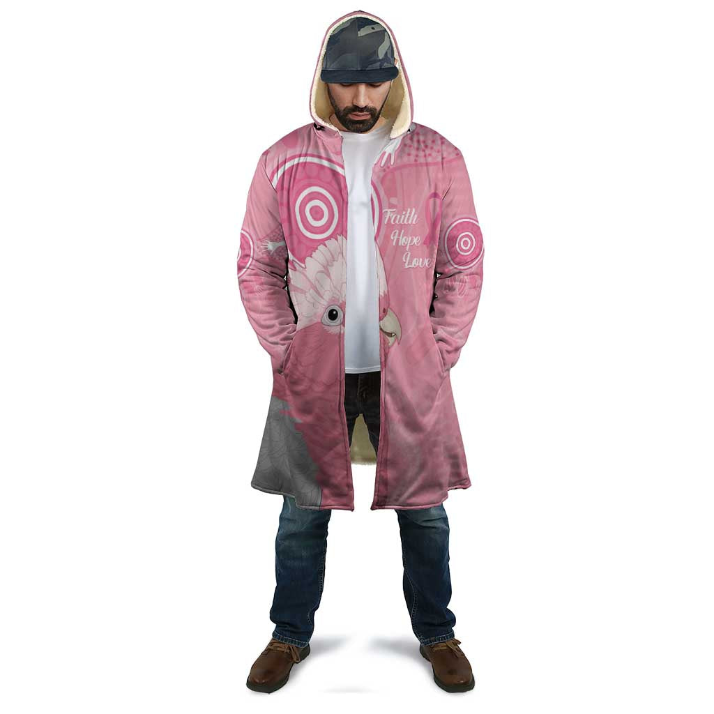 Australia Breast Cancer Awareness Cloak Galah Faith Hope Love Pink Month - Aussie Hoodie