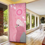 Australia Breast Cancer Awareness Door Cover Galah Faith Hope Love Pink Month - Aussie Hoodie