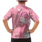 Australia Breast Cancer Awareness Family Matching Mermaid Dress and Hawaiian Shirt Galah Faith Hope Love Pink Month - Aussie Hoodie