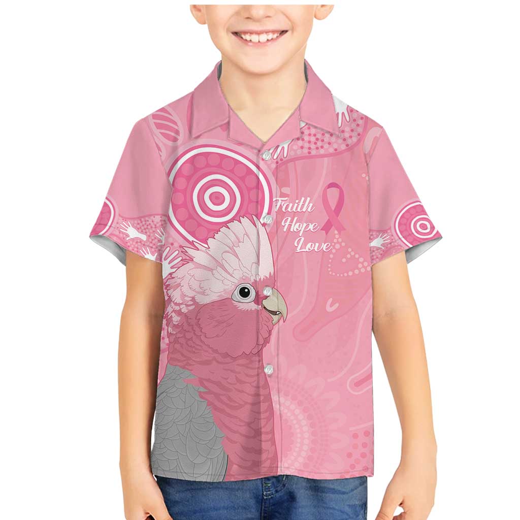 Australia Breast Cancer Awareness Family Matching Mermaid Dress and Hawaiian Shirt Galah Faith Hope Love Pink Month - Aussie Hoodie