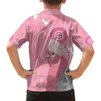 Australia Breast Cancer Awareness Family Matching Puletasi and Hawaiian Shirt Galah Faith Hope Love Pink Month - Aussie Hoodie