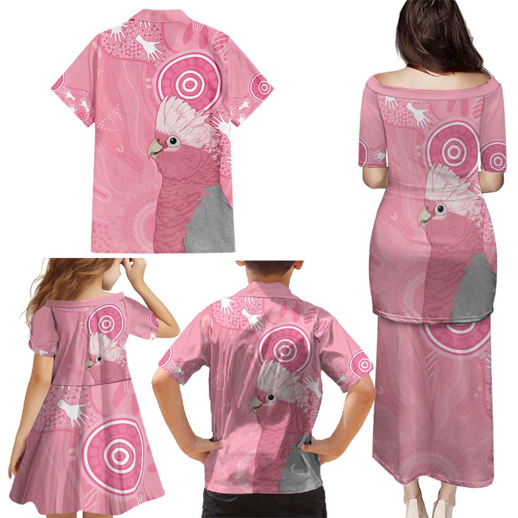 Australia Breast Cancer Awareness Family Matching Puletasi and Hawaiian Shirt Galah Faith Hope Love Pink Month - Aussie Hoodie