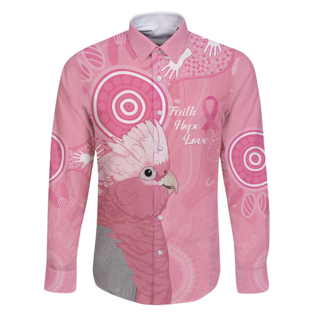 Australia Breast Cancer Awareness Family Matching Puletasi and Hawaiian Shirt Galah Faith Hope Love Pink Month - Aussie Hoodie