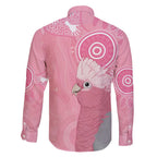 Australia Breast Cancer Awareness Family Matching Puletasi and Hawaiian Shirt Galah Faith Hope Love Pink Month - Aussie Hoodie