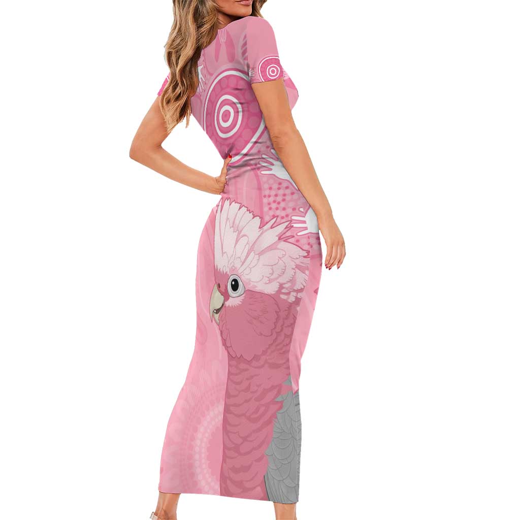 Australia Breast Cancer Awareness Family Matching Short Sleeve Bodycon Dress and Hawaiian Shirt Galah Faith Hope Love Pink Month - Aussie Hoodie