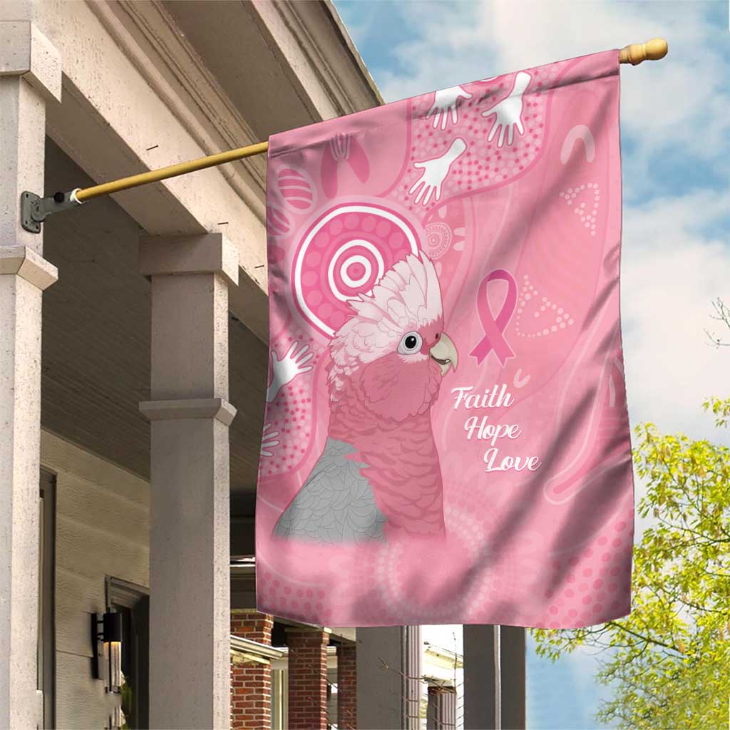 Australia Breast Cancer Awareness Garden Flag Galah Faith Hope Love Pink Month - Aussie Hoodie