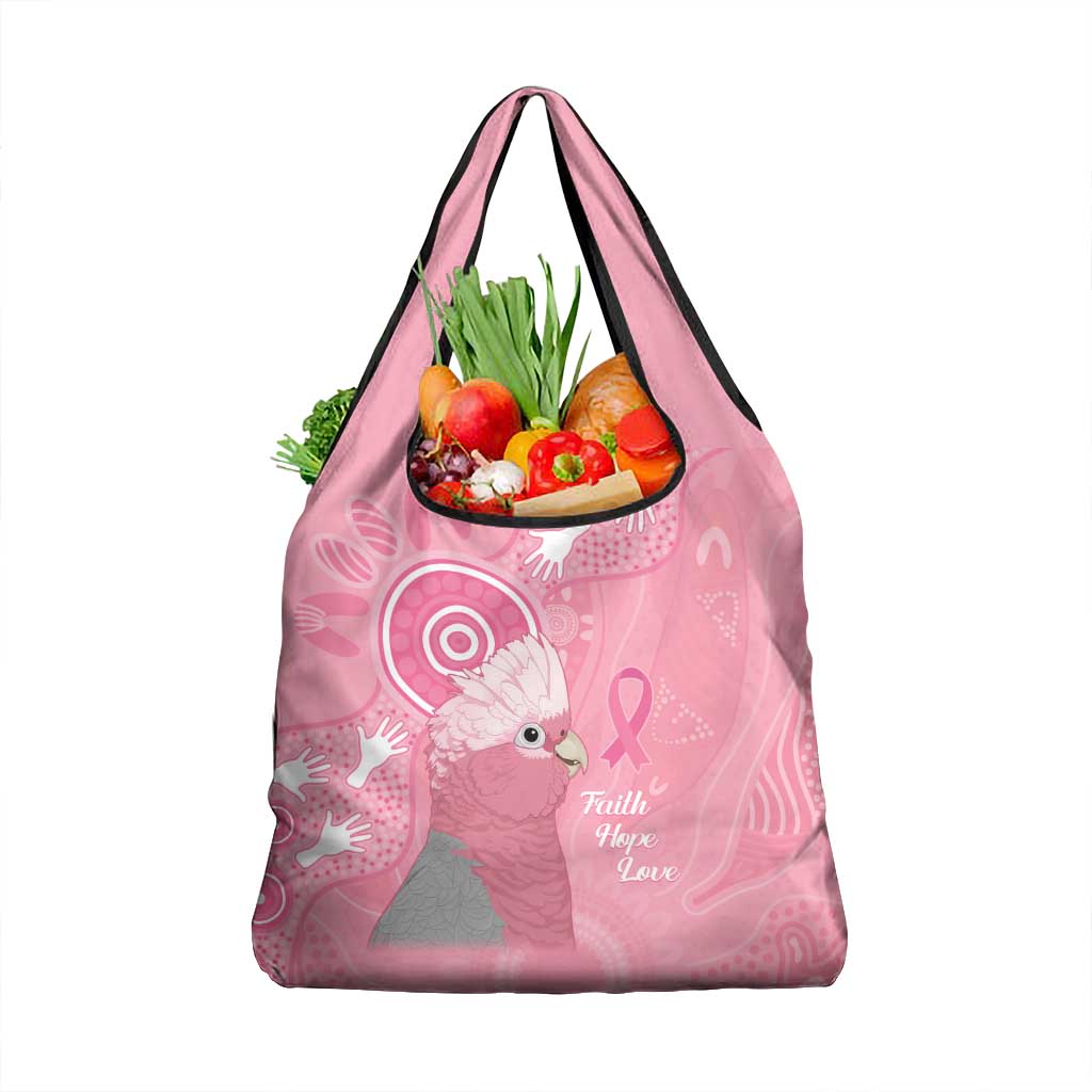Australia Breast Cancer Awareness Grocery Bag Galah Faith Hope Love Pink Month - Aussie Hoodie