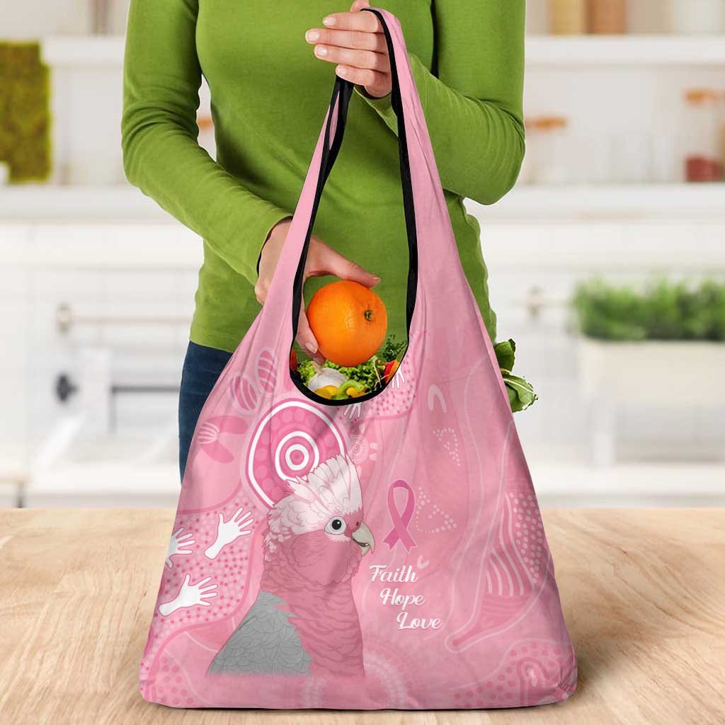 Australia Breast Cancer Awareness Grocery Bag Galah Faith Hope Love Pink Month - Aussie Hoodie