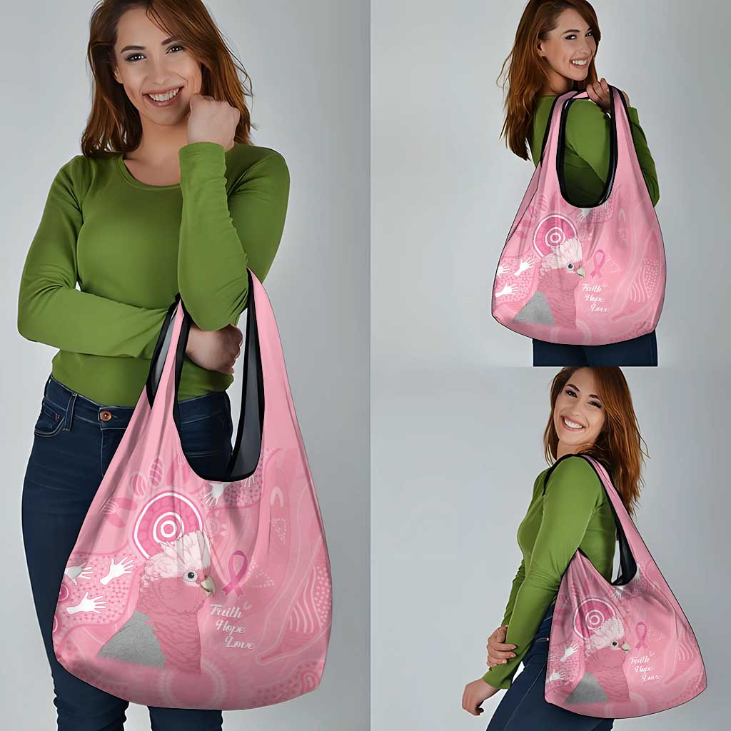 Australia Breast Cancer Awareness Grocery Bag Galah Faith Hope Love Pink Month - Aussie Hoodie