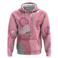 Australia Breast Cancer Awareness Hoodie Galah Faith Hope Love Pink Month - Aussie Hoodie