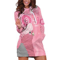 Australia Breast Cancer Awareness Hoodie Dress Galah Faith Hope Love Pink Month - Aussie Hoodie