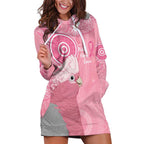 Australia Breast Cancer Awareness Hoodie Dress Galah Faith Hope Love Pink Month - Aussie Hoodie