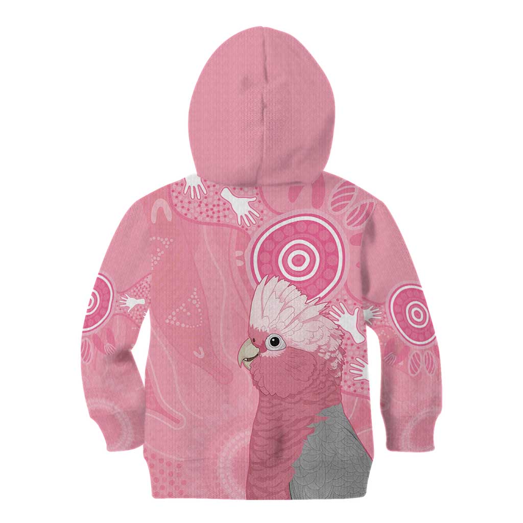 Australia Breast Cancer Awareness Kid Hoodie Galah Faith Hope Love Pink Month - Aussie Hoodie