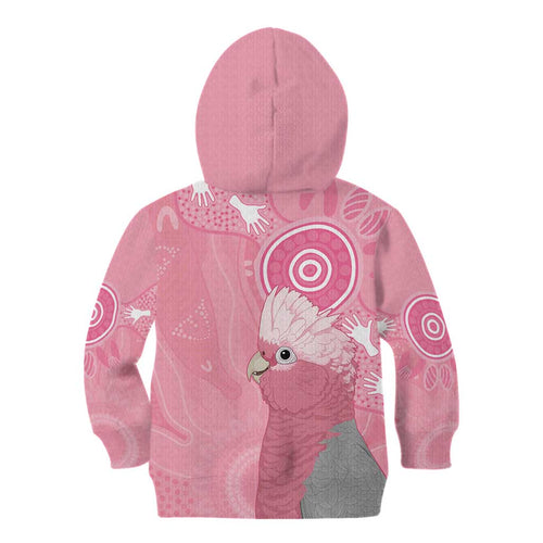 Australia Breast Cancer Awareness Kid Hoodie Galah Faith Hope Love Pink Month - Aussie Hoodie