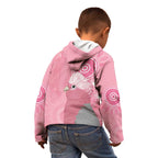 Australia Breast Cancer Awareness Kid Hoodie Galah Faith Hope Love Pink Month - Aussie Hoodie