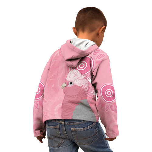 Australia Breast Cancer Awareness Kid Hoodie Galah Faith Hope Love Pink Month - Aussie Hoodie